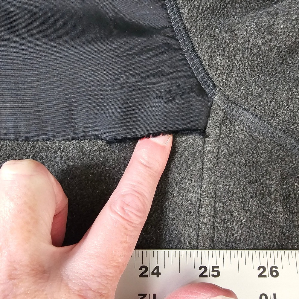 Nautica Mens XXL Gray Fleece Jacket Full Zip Pockets Classic Casual Coat - Picture 7 of 11